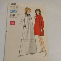 Vintage Sewing Patterns Vogue #7460 A-line Dress. Maternity Size 14 - $13.85