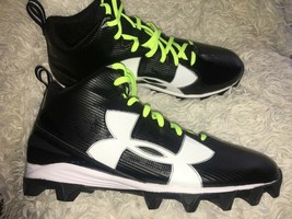 Under Armour UA 001 Crusher RM Black Football Cleats Men's Z US 16 NEW - $69.00