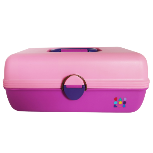 Primary image for Caboodles 2-Tier Makeup Case Purple & Pink