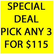 JUNE 20 -21 MON -TUES PICK ANY 3 FOR $115 DEAL BEST OFFERS DISCOUNT MAGICK  - $289.00