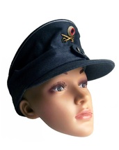 New 1970s German Army "GEBIRGSJÄGER" mountain hat cap wool military visor kids - $20.00+