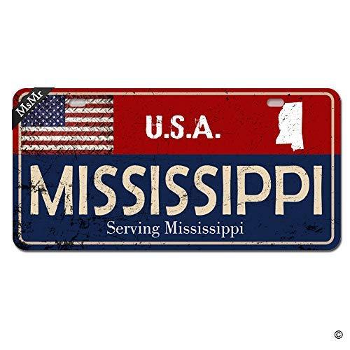 MsMr Personalized Custom State License Plate Mississippi License Plate