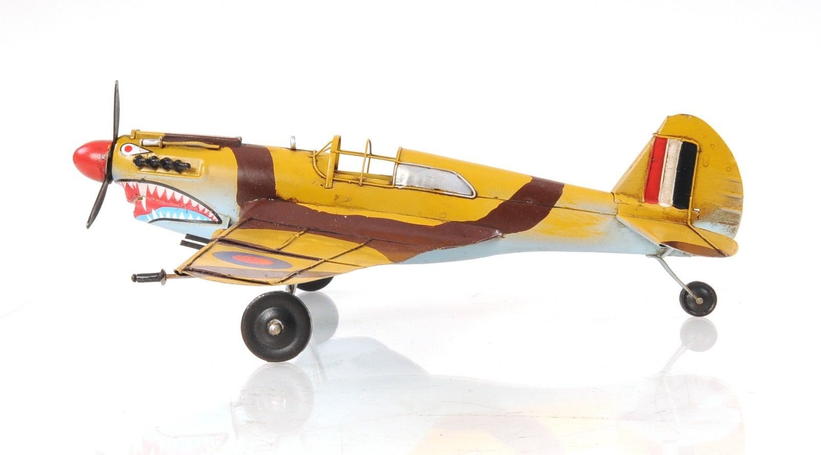 1941 Curtiss Hawk 81A 1:36 Metal Desk Model 13" Long 15.8 ...