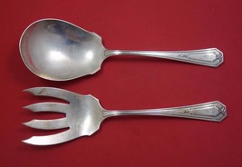 Princess Mary by Wallace Sterling Silver Salad Serving Set 2pc AS 8 3/4&quot; - $246.05