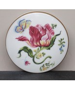Vintage Chelsea Gardens Elizabeth Arden Round Lidded Floral Powder Jar - $16.35