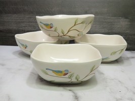 Set of 4 Pier 1 Robin Coupe Cereal Soup Bowls - $47.52