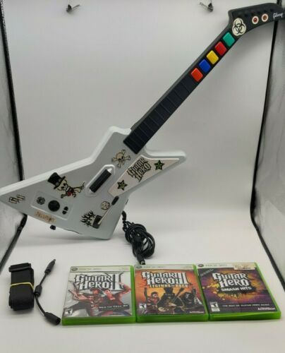 Xbox 360 Guitar Hero Xplorer Guitar And 50 Similar Items