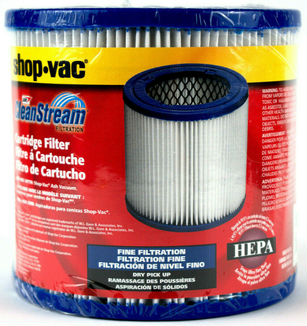 Shop Vac Ash Vacuum Replacement Filter HEPA Cartridge 90329 Type NN Vacuum Parts & Accessories
