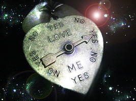 HAUNTED NECKLACE LOVE INDICATOR REVEAL ANSWERS ABOUT LOVE MAGICK OOAK MAGICK  - $3,612.31