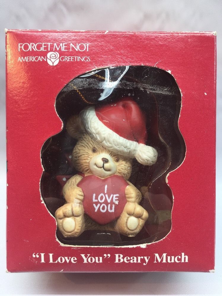 TO BOTH OF YOU WITH LOVE AT CHRISTMAS CARD AMERICAN GREETINGS RED SPARKLES NEW