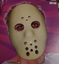 Glow Hockey Mask Jason Friday 13th Fancy Dress Up Halloween Costume Accessory  - $11.88