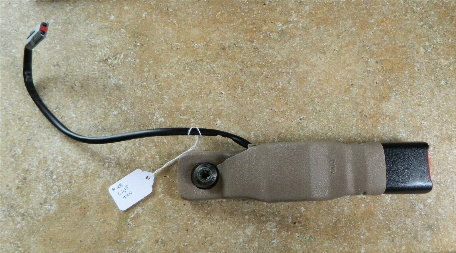 9801 ford explorer Front Left DRIVER seat belt buckle Light Prairie