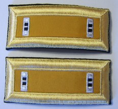 Army Shoulder Boards Straps Armor Corps CWO2 Pair Male New In PACK:K4 - $20.00