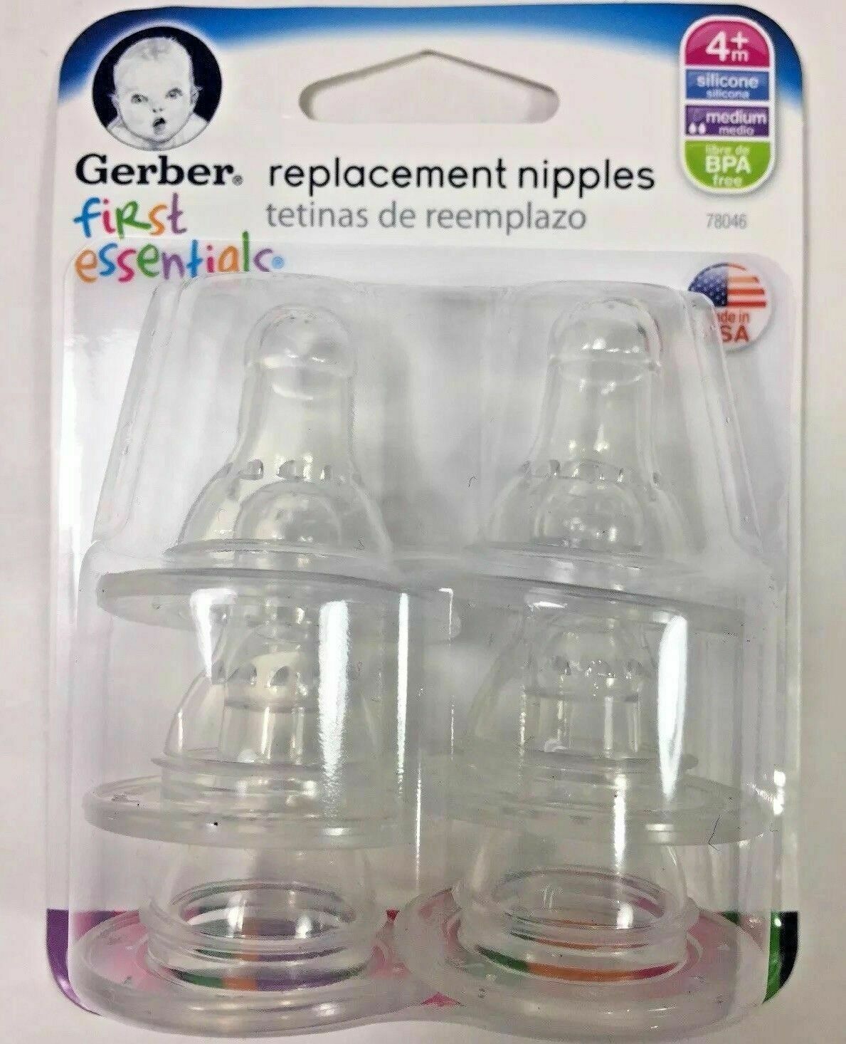 gerber latex nipples