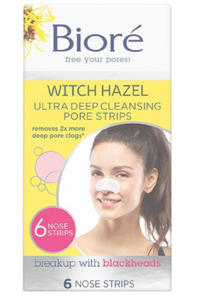 Biore Witch Hazel Ultra Deep Cleansing Pore Strips 6 Pack