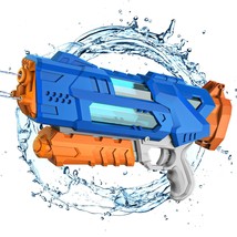 Water Gun, Biggest Transparent Fast Fill Water Blaster 3 Nozzles For K - $21.99