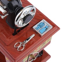 1Pc Mini Vintage Lockwork Sewing Machine Music Box Kid Toy - $47.70