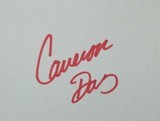 Primary image for Cameron Diaz Autographed 3x5 Index Card