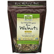 NOW Foods, Certified Organic Walnuts, Raw and Unsalted, Halves and Pieces, Go... - $13.99