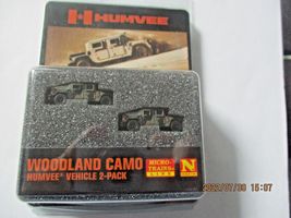 Micro-Trains # 49945954 Woodland Camo Humvee Vehicle 2-Pack. N-Scale image 8
