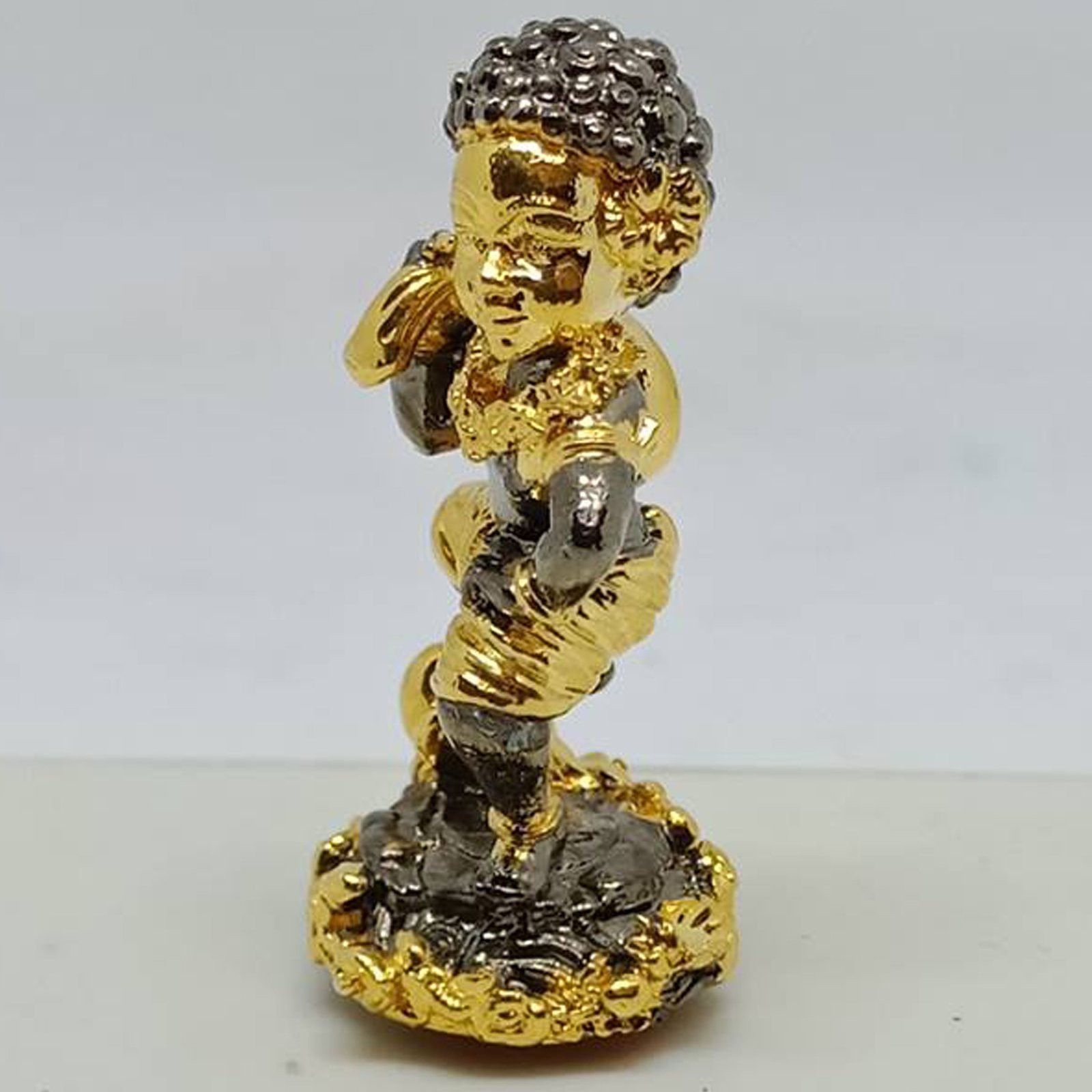 Mini Phor Ngang Male Amulet LP Phra Arjarn O Thai Magic Rich Lucky Love Charm