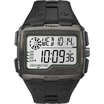 Timex Men's Quartz Watch with LCD Dial Digital Display and Black Resin Strap TW4 - $117.00