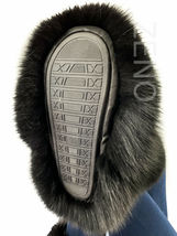 Double-Sided Fox Fur Boots For Oudoor Eskimo Fur Boots Arctic Boots Black Fur image 4