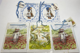 Lot of 5 Vtg 70s 80s  Holly Hobbie Paper Gift Bags 1978 NOS New Old Stock - $29.95