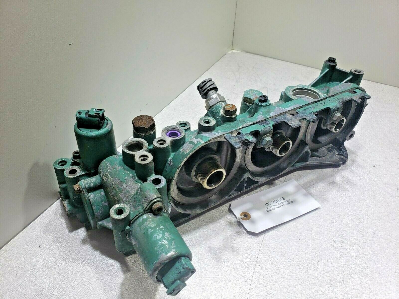 OIL FILTER BASE HOUSING VOLVO D13 21304735 OEM Parts & Accessories