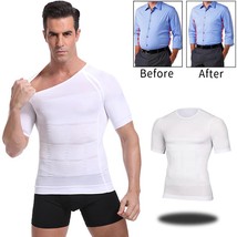 Classix Men Body Toning T-Shirt Slimming Shaper Corrective - £16.78 GBP+
