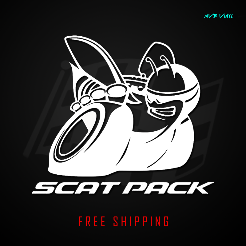 Scat Pack Bee Racing Emblem Vinyl Decal Sticker | Dodge Charger RT 443 ...