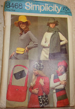 Simplicity Hat Mini Bag Shoulder Bag Beret Scarf Knitted Beret & Scarf #8468 - $5.99