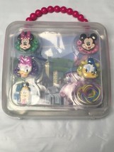 Disney bracelet kit- Mickey,Pluto,Mini Mouse- Plastic Case - $7.92