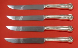 Newport Shell by Frank Smith Sterling Silver Steak Knife Set Texas Sized Custom - $404.91