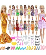 44 Pcs 1/6 Doll Outfits Princess Dress For Barbie Doll Clothes Doll Acce... - $14.50
