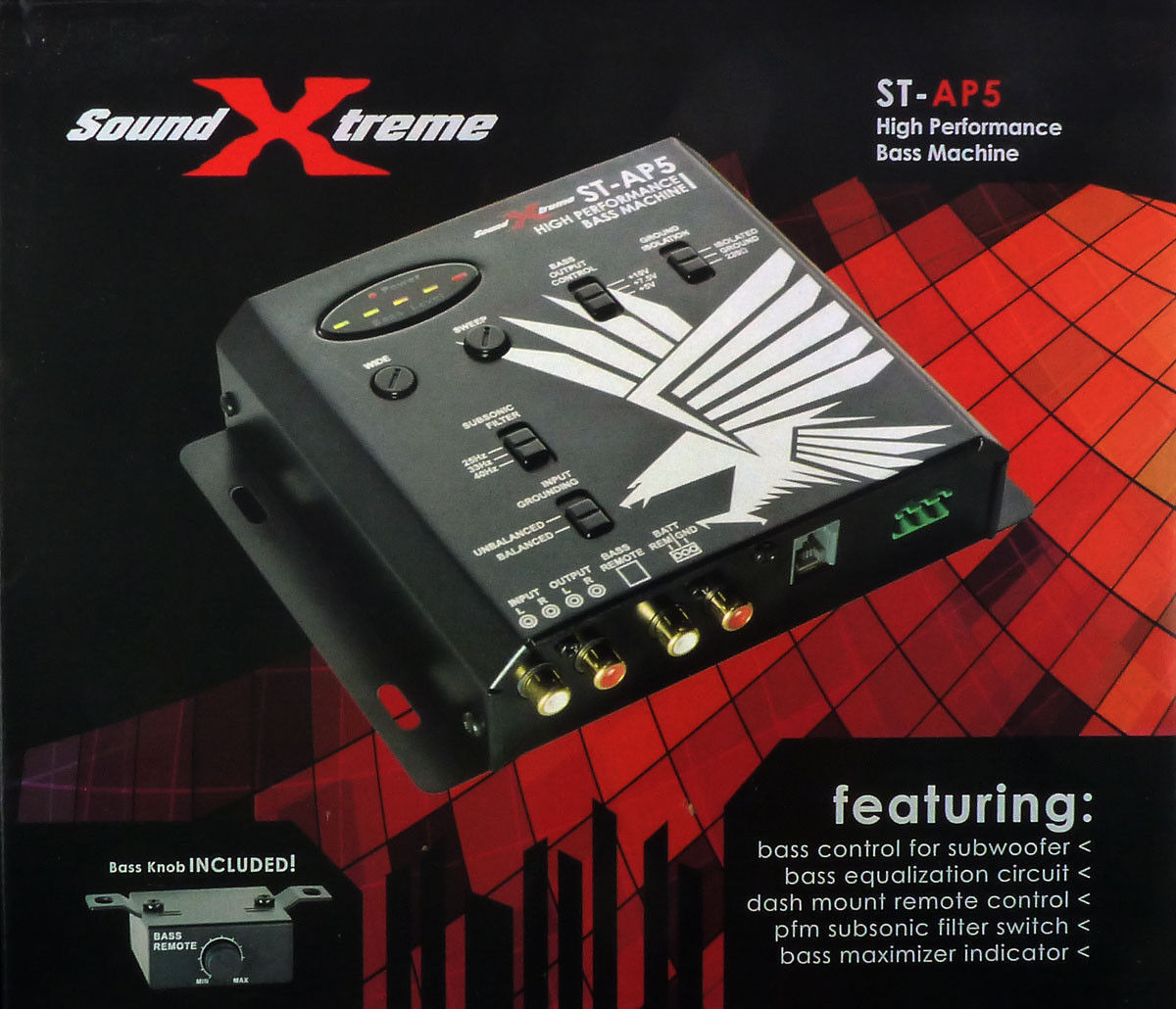 SoundXtreme Digital Bass Machine Processor STAP5 New Epicenter Bass