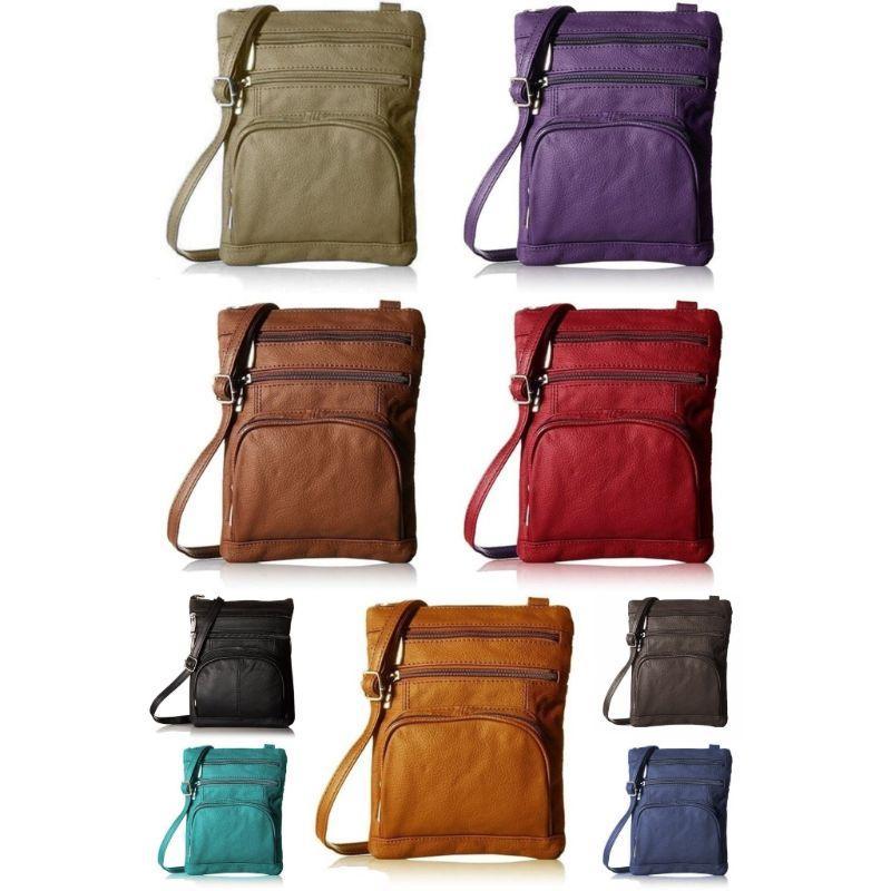 Super Soft Leather Plus Size Crossbody Bag For I Pad