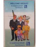 Continental Airlines Welcome Aboard unusual giveaway puzzle mint 1960&#39;s - $12.50