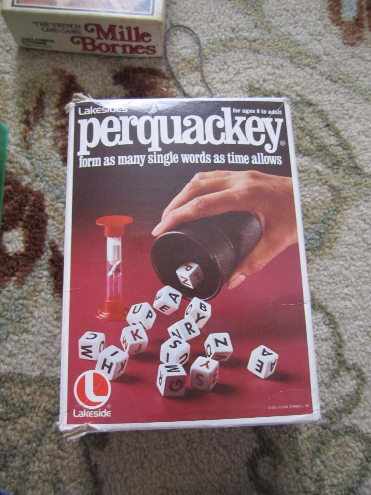 Vintage Perquackey Word Dice Game Lakeside 1975 No 8313 for sale online 