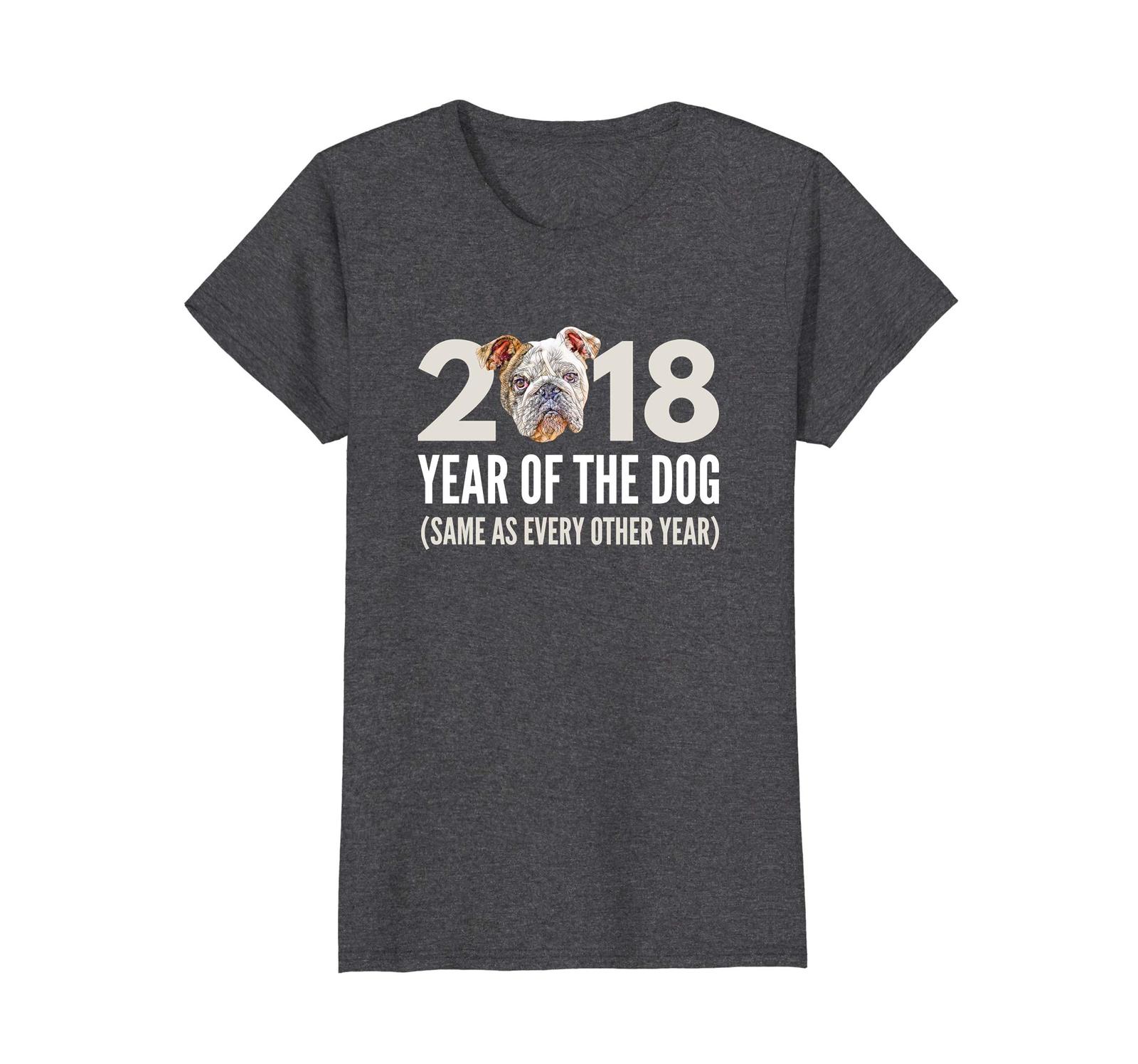 Dog Fashion - 2018 Year of the Dog Shirt - English Bulldog T-Shirt Wowen