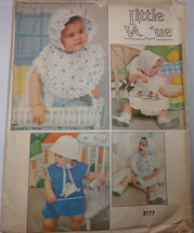 Vogue Toddler Bib &amp; Bonnets One Size #2177 Uncut - $5.99