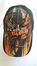 Buck Hunting I Get The Big Bucks Deer Hunter Baseball CAP-OR, Brown, BLACK-NEW - $14.99