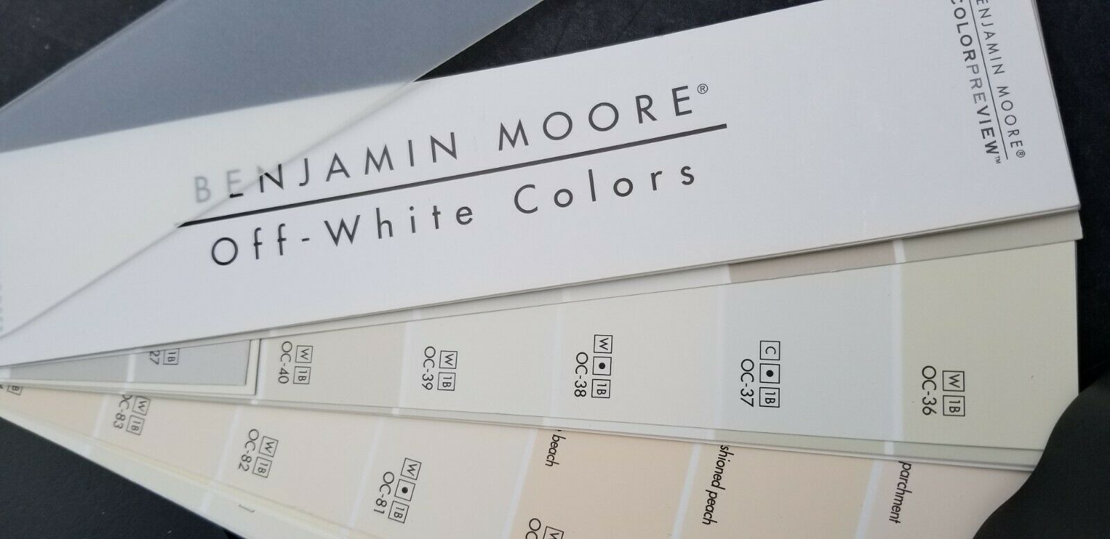 Benjamin Moore Paint Chips Samples Swatches Sherwin Williams Fan Deck