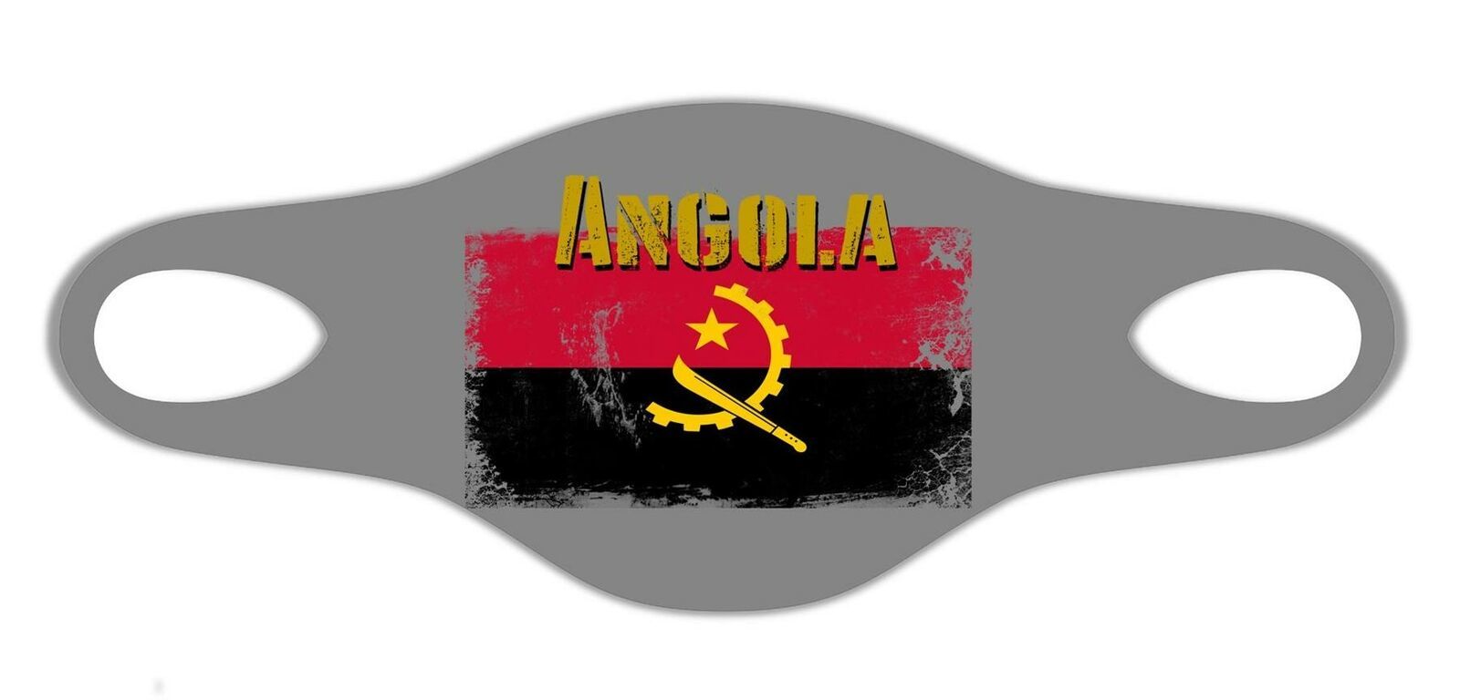 Angola National Flag Soft Face Mask Protective Reusable washable Breathable