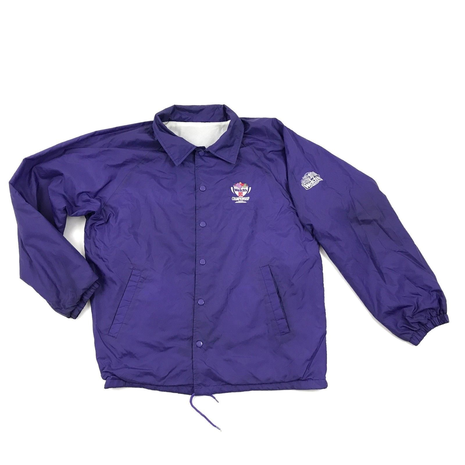 VINTAGE Welch's Championship Golf Tournament Jacket Size M / L Purple ...