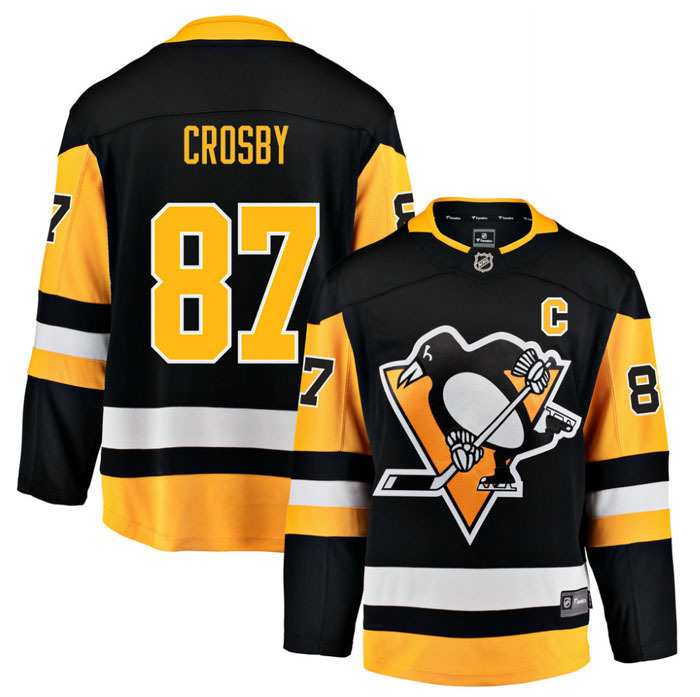 Crosby Jersey Sewn on #87 Pittsburgh Penguins Home Hockey ...