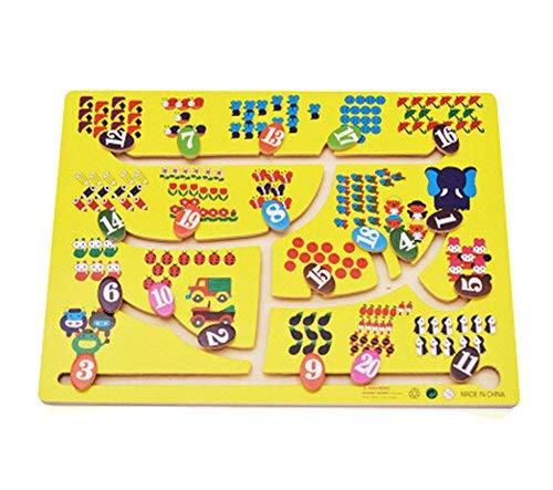 PANDA SUPERSTORE Lovely Colorful Kids Educational Maze Toy Infants Kids Toys (Di