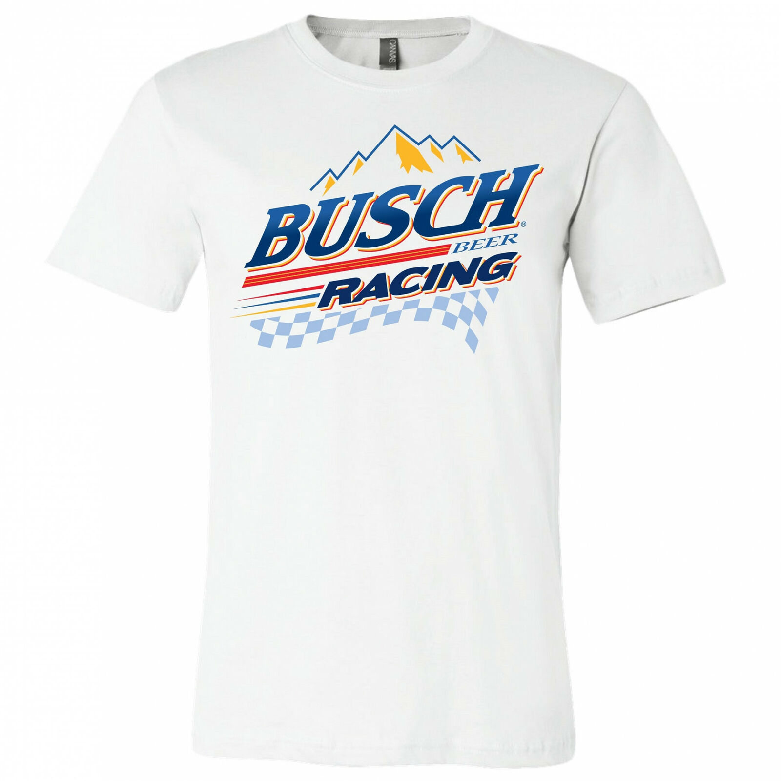 Busch Racing Mountain Logo T-Shirt White - $33.98 - $36.98