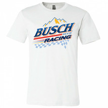 Busch Racing Mountain Logo T-Shirt White - $33.98