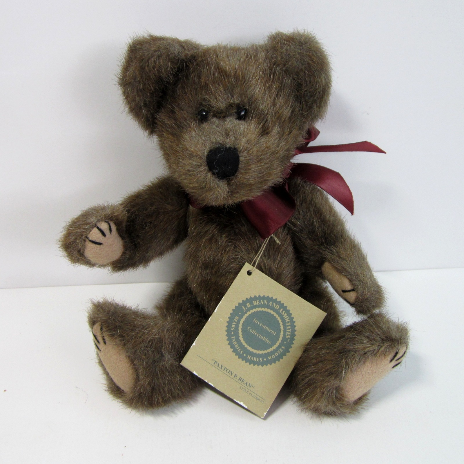 Boyds Bears J B Bean & Associates PAXTON P. BEAN Bear - Jointed - 10 ...